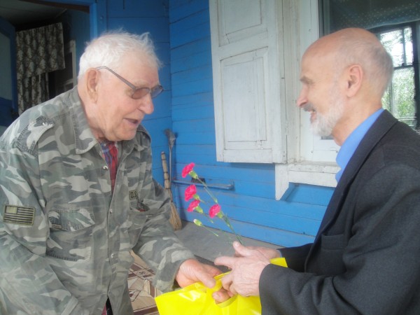 Ветеранов села Городище поздравили с праздником Победы